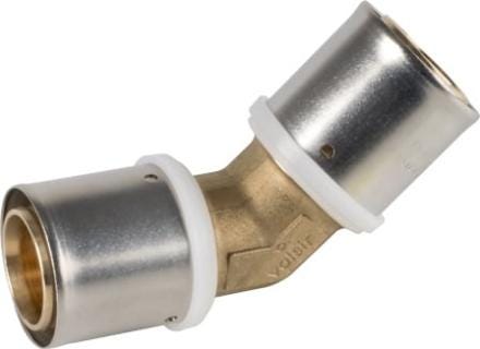 COUDE MULTICOUCHE PEXAL - FF - 45° - Egal