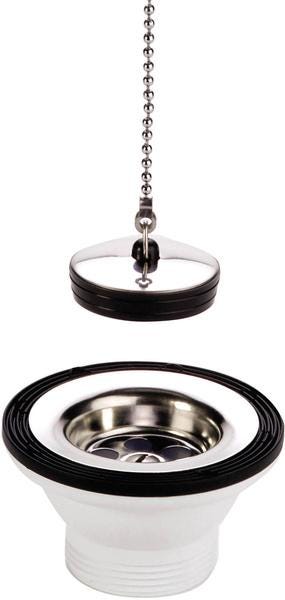 BONDE - Plastique ø 70 mm - Pour évier inox perçage ø 60 mm