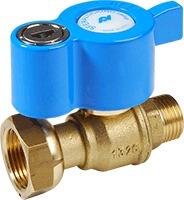 VANNE A SPHERE - GAMME CADENASSABLE SFERALOCKING - Gamme écrou prisonnier pour compteur - Mâle