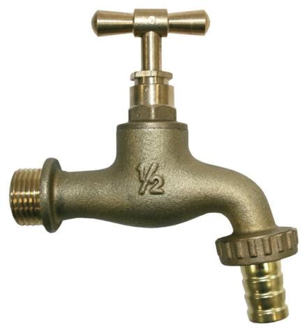 ROBINET D'ARROSAGE - Mâle - Avec raccord au nez