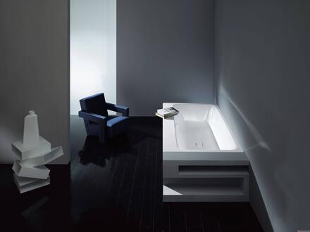 ASYMETRIQUE DUO - Baignoire droite acier émaillé 3,5 mm