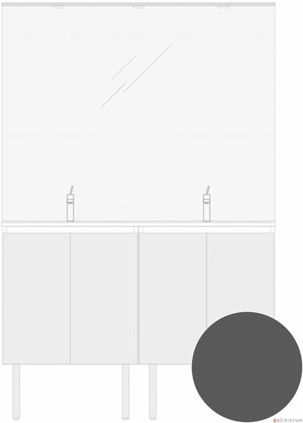 EXCLUSIVITES RICHARDSON PAR GBGROUP - Meuble porte sous-vasque et miroir crédence - Ensemble