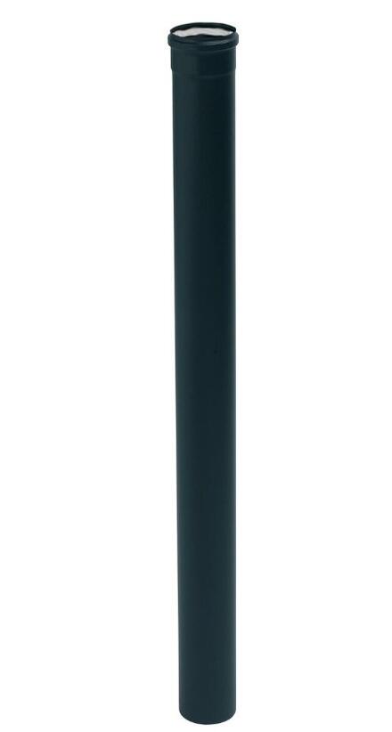 CONDUIT RIGIDE - EMAIL - SPECIAL POELE A PELLETS - Noir mat