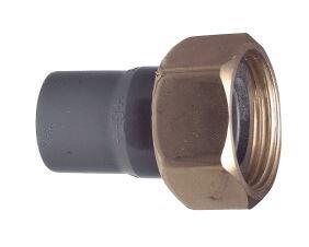 EMBOUT A COLLER - A VISSER PVC-U/LAITON METRIQUE - Embout avant compteur - métrique G
