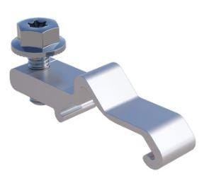 CLICKFIT-EVO - MLPE Clip métal Poids lourd (2 à 8 kg) pour câble optimiseur sur rail de montage
