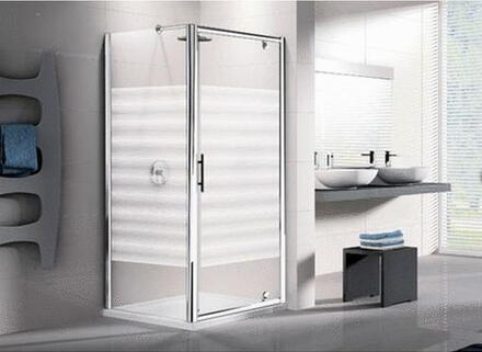 LUNES-G - Porte pivotante - Hauteur 190 cm - Ep. du verre : 5 mm