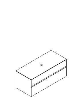 MEUBLE VASQ. KARMA L120 CENTRE 2TR    1818235 DECOTEC