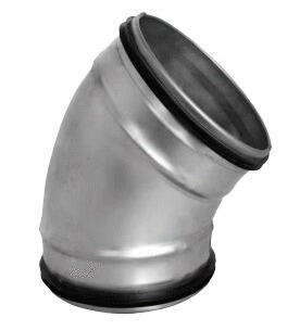 ACCESSOIRE RESEAUX - Coude 45° - Acier Galva
