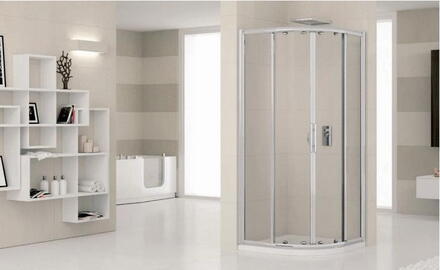 LUNES-G - Porte pivotante - Hauteur 190 cm - Ep. du verre : 5 mm
