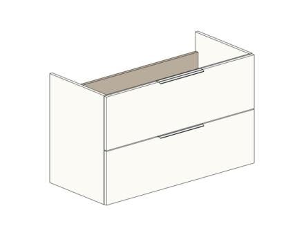 MEUBLE S/P METRO26 2T.PO 100 BLC       RC0150