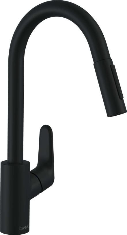 MITIGEUR DE CUIS. 240 FOCUS M41 NOIR 31815670 HANSGROHE  [31815670] 