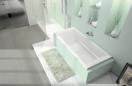 MAESTRO DROITE - Baignoire rectangulaire en Puretex