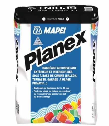 PLANEX - Ragréage autonivelant spécial extérieur