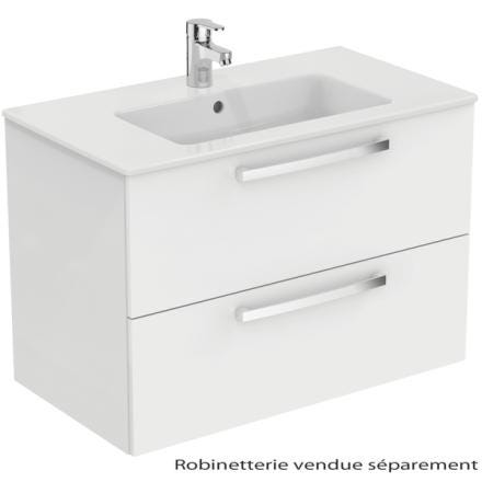 ENSEMBLE MEUBLE ULYSSE 80CM 2T GRIS   E3258LG IDEAL STANDARD FRANCE