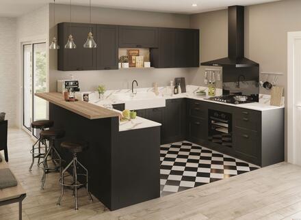 MEUBLE CUISINE - Partie basse comprenant: