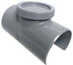 SELLE - MF - 90° - Avec bouchon de visite
