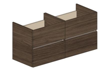 MEUBLE S/PLAN EAZY26 4T 120CM CHENE FON.  ENS