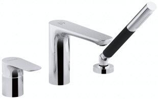 ALEO - Mitigeur bain-douche avec flexibles d’alimentation.