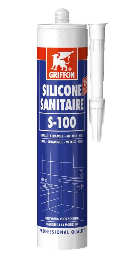 S-100 - Mastic silicone sanitaire - Base acétique