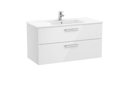 MEUBLE UNIK 2 TIROIRS 100CM BLC/BR A851595806 ROCA SANITAIRE  [A851595806]