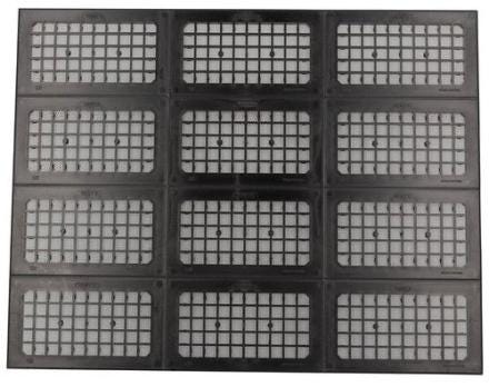 GRILLE MENUISERIE VENT X600 MOUST.NOIR X600MN NICOLL  [X600MN]