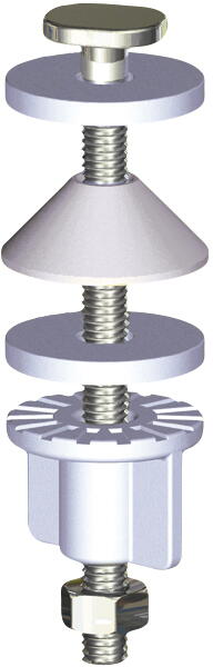 ACCESSOIRES - Fixation pour cuvette et réservoir