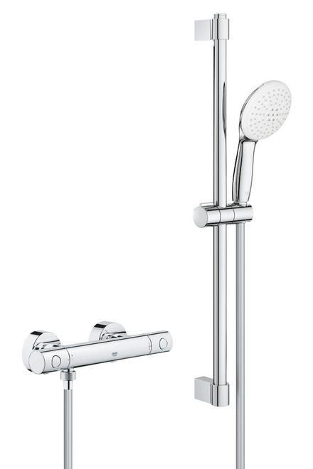 GROHTHERM 800 COSMO + ENSEMBLE TEMPESTA 2 JETS - Ensemble de douche thermostatique