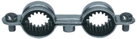 COLLIER ISO.DBLE.T14X16-B 50-PLOMBELEC 007120 PLOMBELEC COLLIERS ET FIXATION