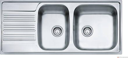 GALILEO - Evier inox à encastrer