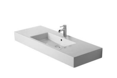 VERO - Lavabo pour meuble avec trop-plein et plage de robinetterie