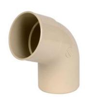 COUDE DEMI-RONDE - MF - 67°30
