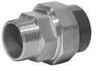 UNION MIXTE A COLLER / A VISSER PVC-FONTE GALVANISEE - Mâle - Laiton fileté
