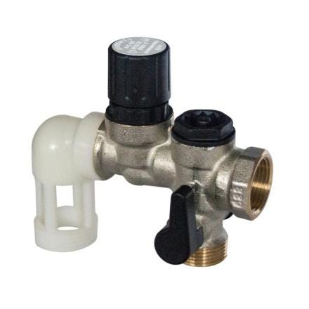 GROUPE SECURITE 3/4" COUDE SIEGE INOX  889216