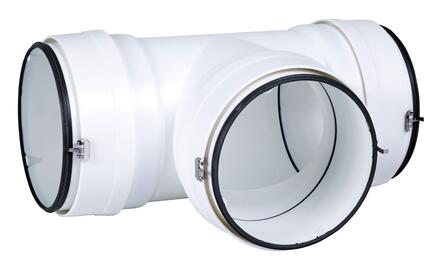 CONDUIT RECTANGULAIRE RIGIDE - Pour réseau équivalent Ø 80 ou 100 mm