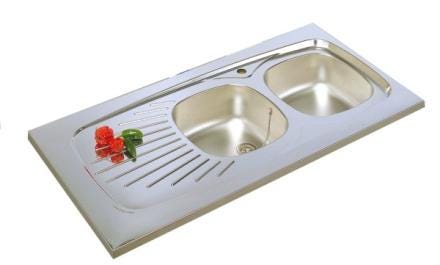 EVIER A POSER REVERSIBLE - LAVELLI - Inox lisse 18/10