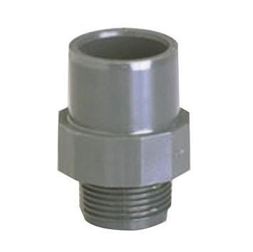 EMBOUT A COLLER / A VISSER PVC-U K62 - FM - Fileté