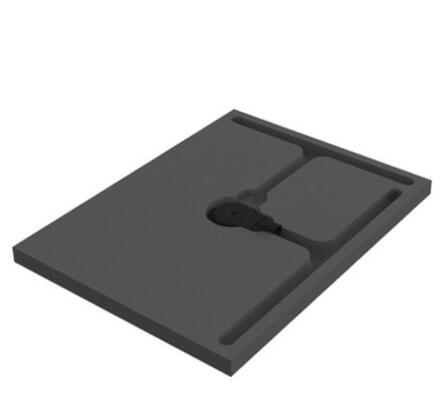 PANODUR SLIM - Receveur prêt à carreler avec siphon Rotaslim et grille carrée
