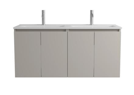 MEUBLE S/PLAN EAZY26 4P 120CM GRIS CL.    ENS
