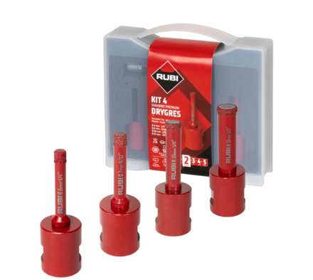 TREPANS DIAMANTES - Mini kit trépan drygres premium