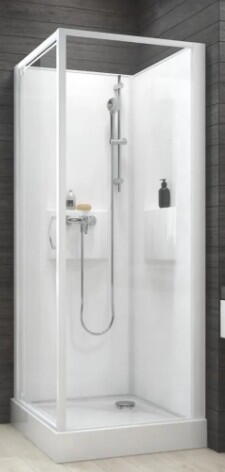 IZI BOX 2 - Carré - Cabine avec porte pivotante