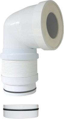 PIPE COUDEE EXTEN. 93/100 X 190-390MM   ASPCE REGIPLAST