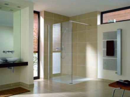 WALK-IN SHOWER CLASSIC - Paroi fixe stabilisation murale