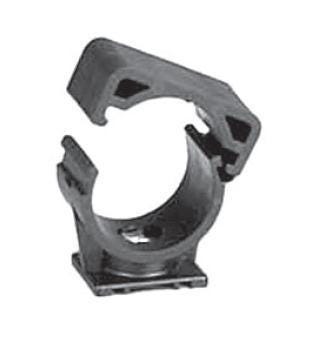 SUPPORTAGE POUR TUBE DE DISTRIBUTION D'AIR COMPRIME GIRAIR - Collier de fixation MONOKLIP noir