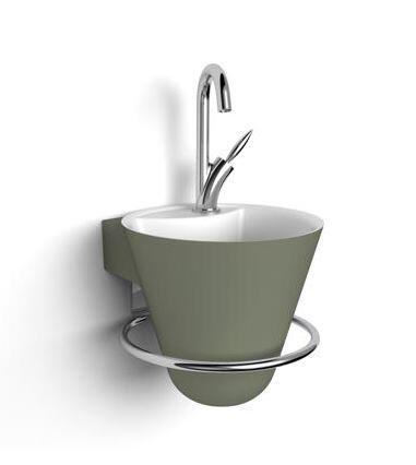 CONE - Lave-mains avec porte-serviettes
