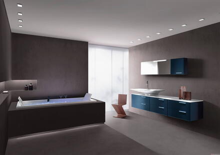 EVOK - Baignoire droite en acrylique