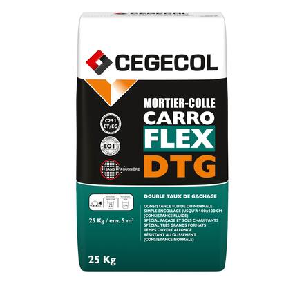 CARROFLEX DTG - Mortier-colle à double taux de gâchage - EC1