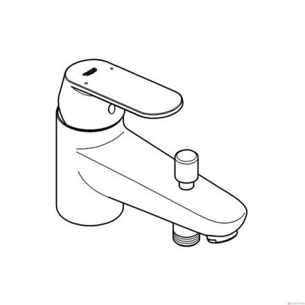 EUROSMART COSMOPOLITAN - Mitigeur bain-douche