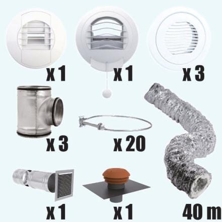 KIT D'ACCESSOIRES POUR VDFTMIN       KVDFTMIN AXELAIR  [KVDFTMIN]