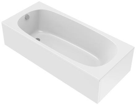 BASTILLE - Baignoire rectangulaire avec pieds réglables