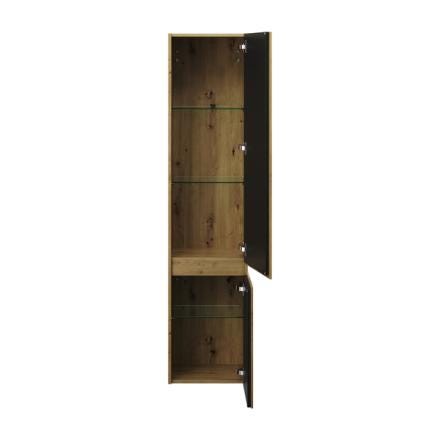 COLONNE 2 PORTES-3 ETAGERES VERRE CHAR.D HSPC BURGBAD  [HSPC040DF5353]